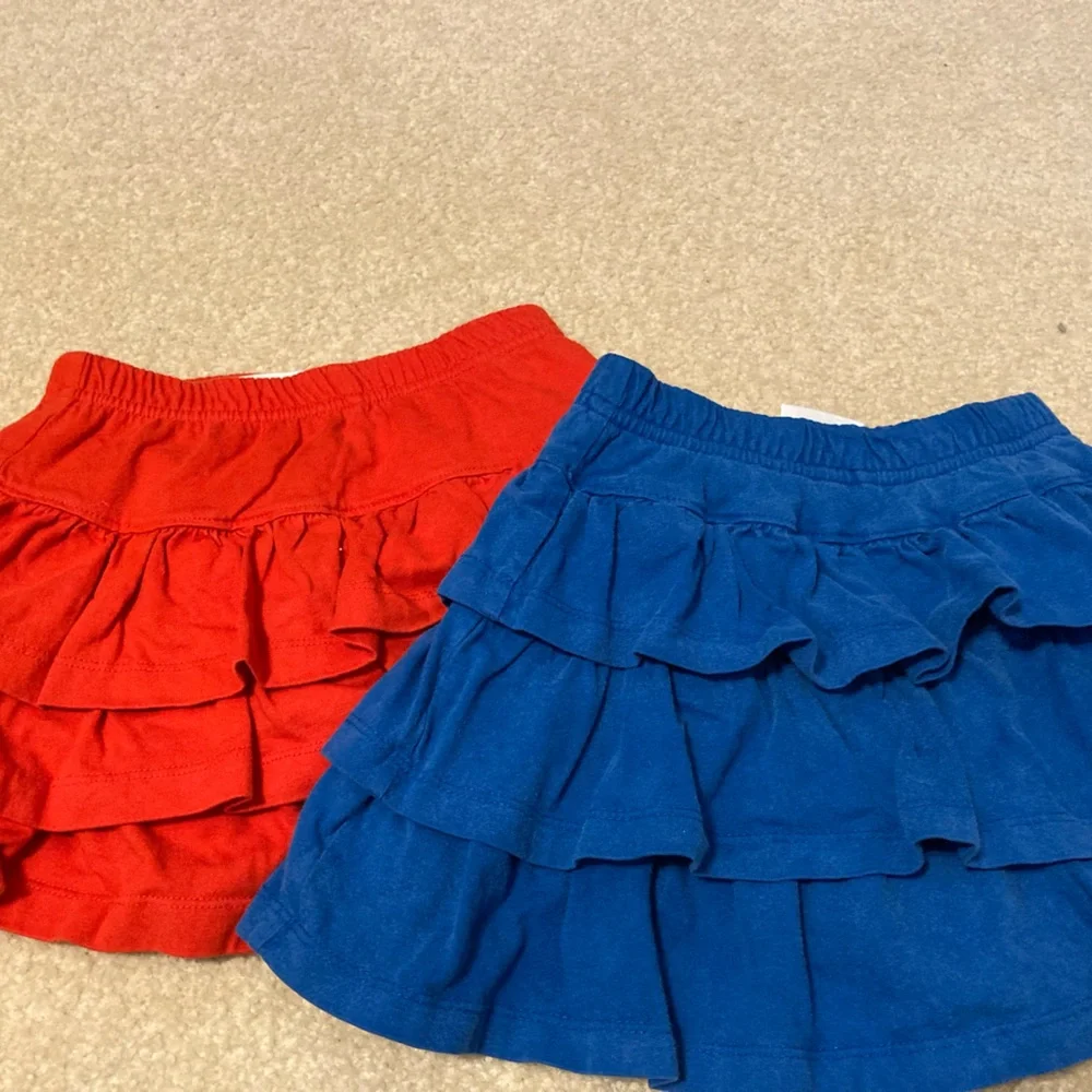Hanna Andersson red and blue skirt - Picture 1 of 5